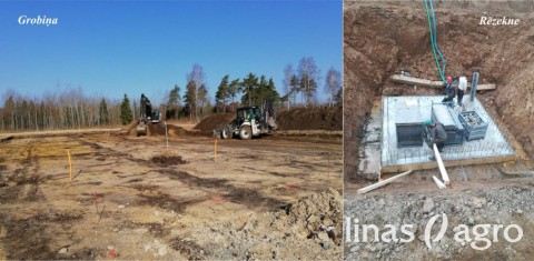 „Linas Agro Group“ stato Latvijoje du grūdų elevatorius „Linas Agro Group“ stato Latvijoje du grūdų elevatorius