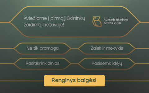 „Auksinis ūkininko protas“ – pirmą kartą Lietuvoje: žinios, azartas ir bendruomeniškumas