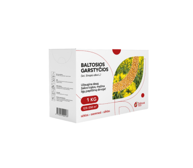 Baltųjų garstyčių sėklos BRACO, 1 kg