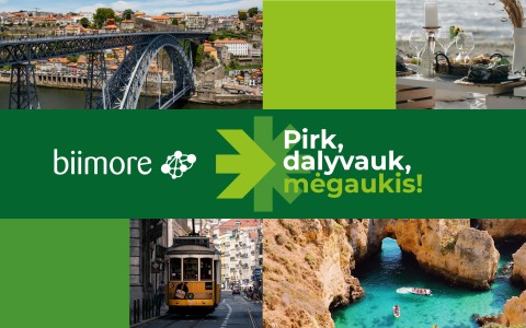 Biimore perki, į kelionę skrendi!
