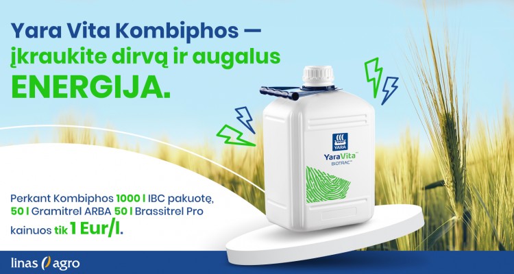 Yara Vita Kombiphos - užkraus dirvą ir augalus energija!