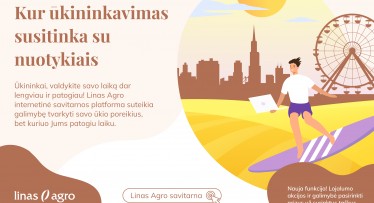 Kur ūkininkavimas susitinka su nuotykiais!