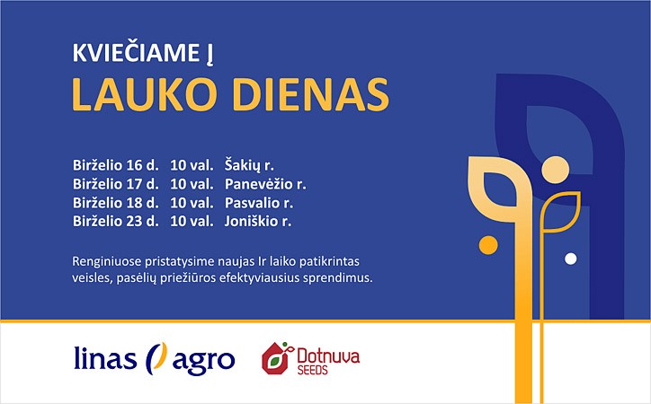 Kviečiame į lauko dienas