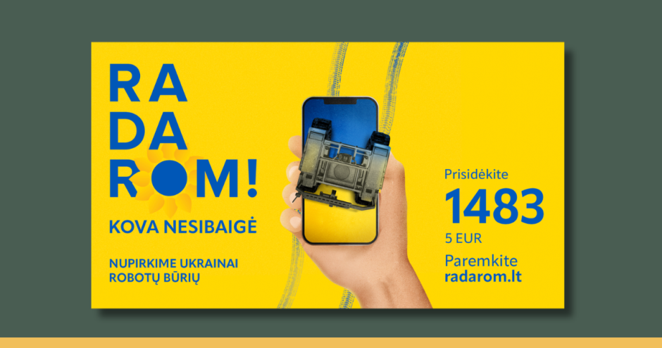 „Linas Agro“ vėl jungiasi prie „Radarom!” – skiria 30 tūkst. eurų