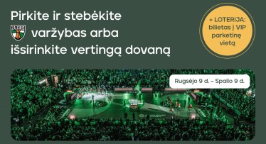 Pirkite rudens sezonui ir laimėkite su Kauno „Žalgiriu“