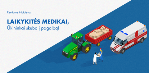 Mes parėmėme! Prisidėkite ir Jūs prie "Laisvės TV" iniciatyvos "Laikykitės medikai, Ūkininkai skuba į pagalbą!" Mes parėmėme! Prisidėkite ir Jūs prie "Laisvės TV" iniciatyvos "Laikykitės medikai, Ūkininkai skuba į pagalbą!"