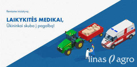 Mes parėmėme! Prisidėkite ir Jūs prie "Laisvės TV" iniciatyvos "Laikykitės medikai, Ūkininkai skuba į pagalbą!" Mes parėmėme! Prisidėkite ir Jūs prie "Laisvės TV" iniciatyvos "Laikykitės medikai, Ūkininkai skuba į pagalbą!"