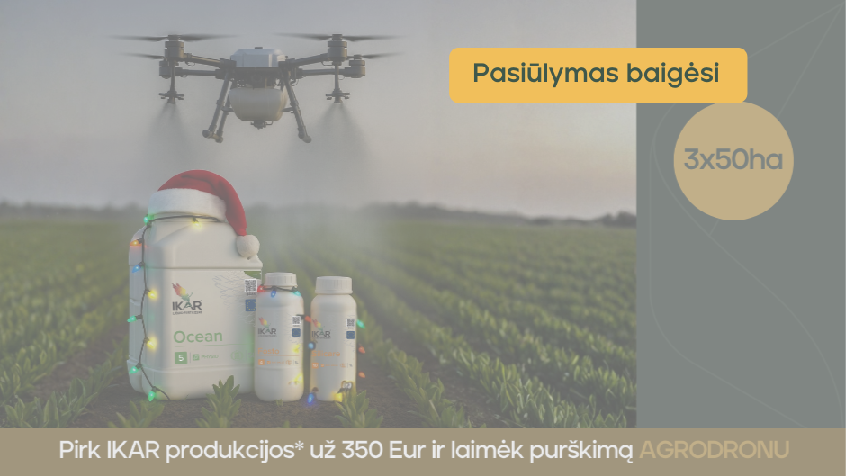 Rinkis IKAR Liquid Fertilizers iš Linas Agro ir dalyvauk akcijoje 