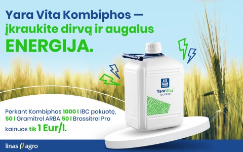 Yara Vita Kombiphos - užkraus dirvą ir augalus energija!