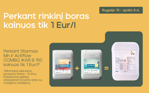 Žieminiams rapsams rudenį reikia sustiprinti šaknis ir pasiruošti žiemojimui!